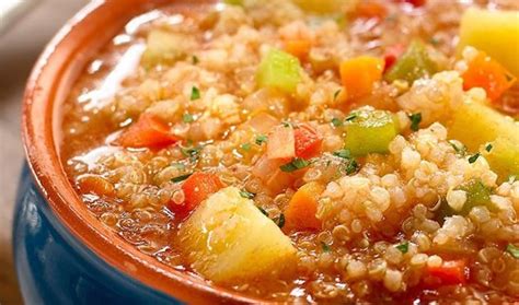 Peruvian Quinoa and Vegetable Soup - calories, carbs, nutrition