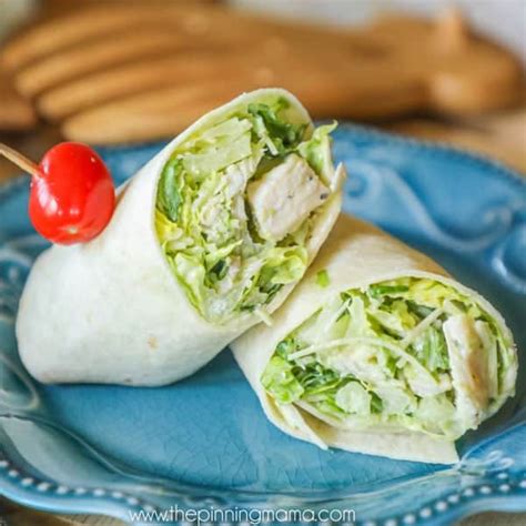 Pesto-Peach Chicken Salad Wrap - calories, carbs, nutrition