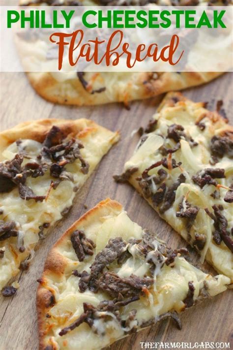 Philly Cheesesteak Flatbread Pizza - calories, carbs, nutrition