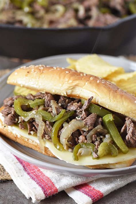 Philly-Style Cheese Steak Sandwich, Provolone Cheese - calories, carbs, nutrition