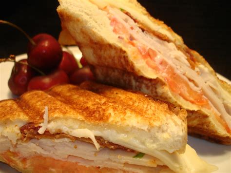 Philly-Style Turkey Club Panini - calories, carbs, nutrition