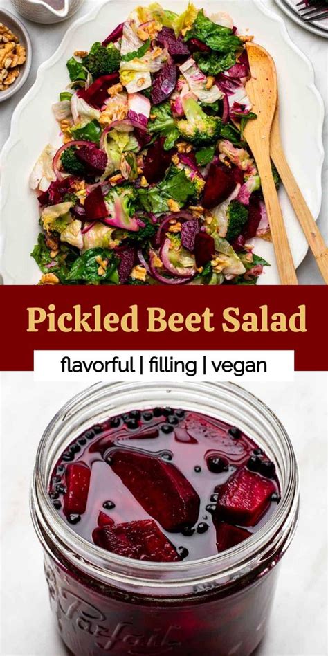 Pickled Beet Salad, Vegetarian - calories, carbs, nutrition