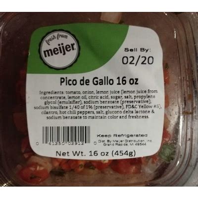 Pico de Gallo, Fresh - calories, carbs, nutrition