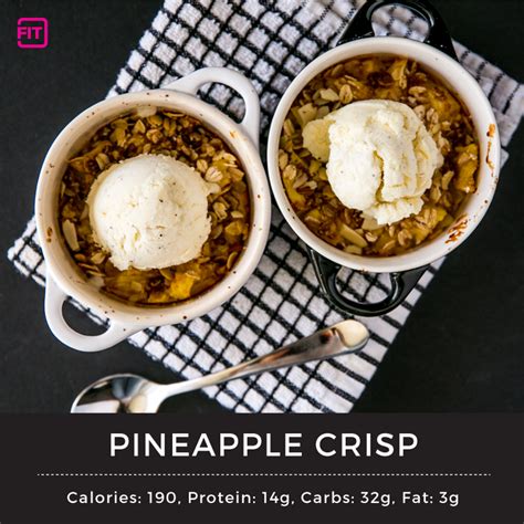 Pineapple Crisp - calories, carbs, nutrition