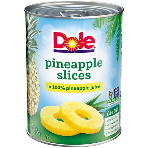 Pineapple Slices in 100% Pineapple Juice - calories, carbs, nutrition