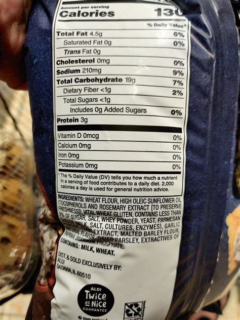 Pita Crisps - calories, carbs, nutrition