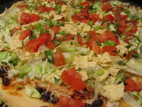 Pizza 14" Black Bean Tostada Cut 8 - calories, carbs, nutrition