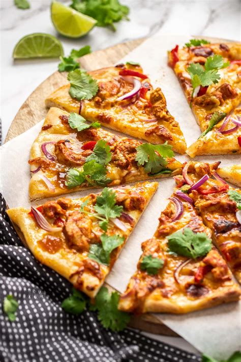 Pizza 14" Chicken Tandoori Cut 8 - calories, carbs, nutrition