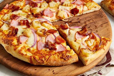 Pizza 14" Hawaiian Cut 8 - calories, carbs, nutrition