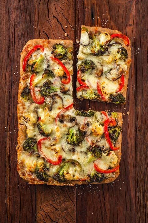 Pizza 16" Whole Wheat Steak & Roasted Vegetable Cut 8 - calories, carbs, nutrition