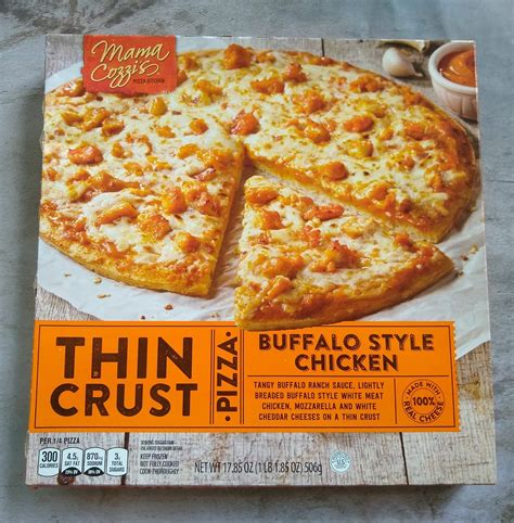 Pizza Buffalo Chicken Thin Crust - calories, carbs, nutrition