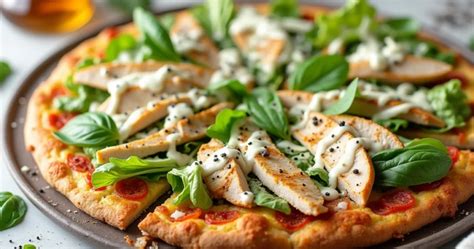 Pizza - Grilled Chicken & Vegetable With Harvest Wheat Crust - calories, carbs, nutrition