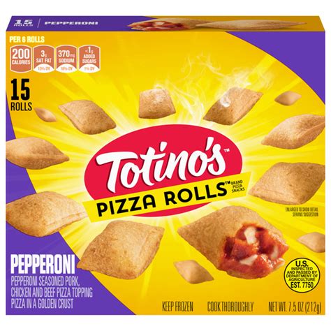 Pizza Rolls - Pizza Snacks - Hamburger, frozen - calories, carbs, nutrition