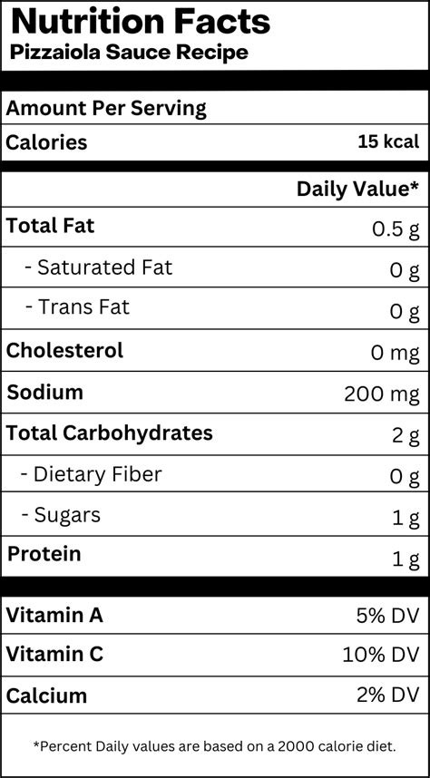 Pizzaiola Soup - calories, carbs, nutrition