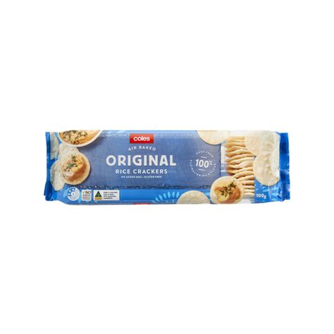 Plain Rice Crackers - calories, carbs, nutrition