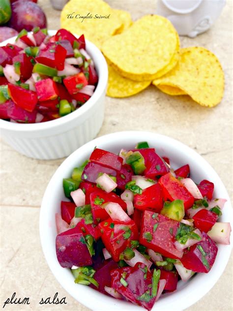 Plum Salsa - calories, carbs, nutrition