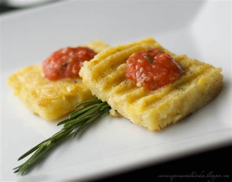 Polenta Roasted Vegetables Tomato Coulis - calories, carbs, nutrition