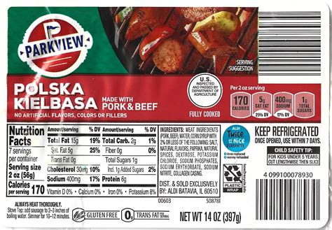 Polska Kielbasa - calories, carbs, nutrition