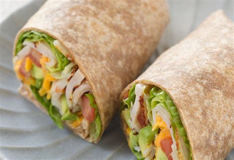 Ponzu Avocado and Turkey Wrap - calories, carbs, nutrition