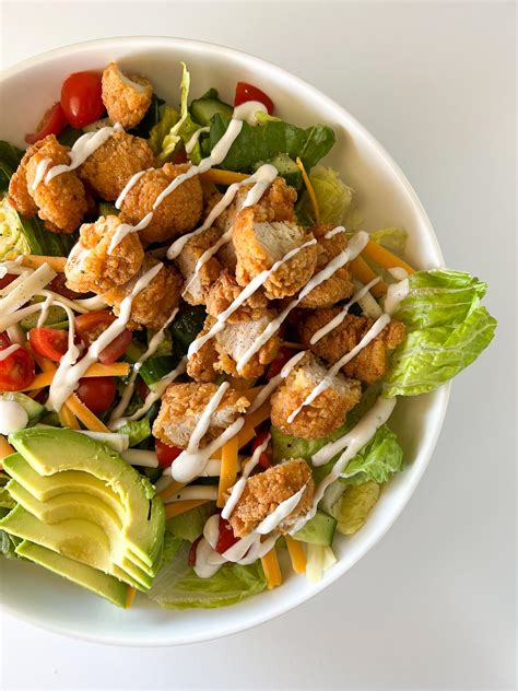 Popcorn Chicken Salad - calories, carbs, nutrition