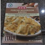 Porcini Morel Mushroom Ravioli - calories, carbs, nutrition