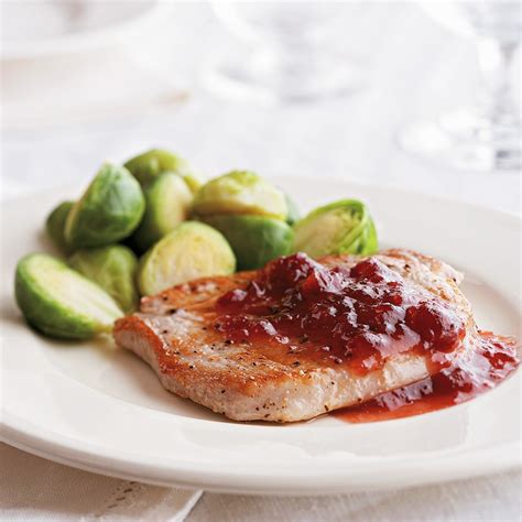 Pork Cutlet 4 oz Cranberry Glaze - calories, carbs, nutrition