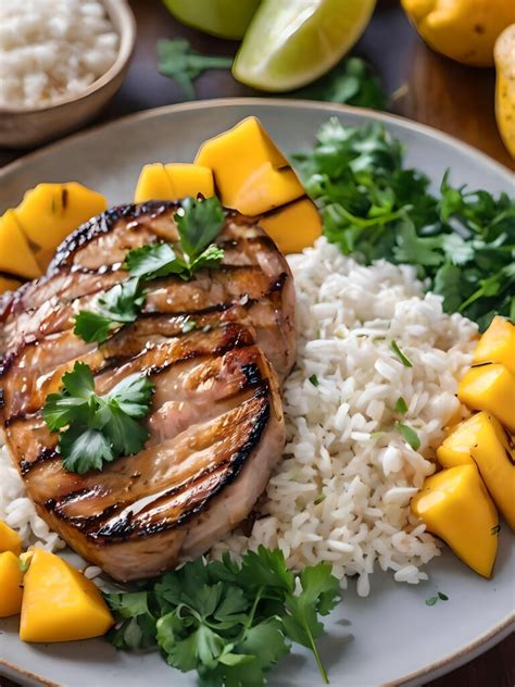 Pork Loin Mango Chipotle Glaze 3 oz - calories, carbs, nutrition