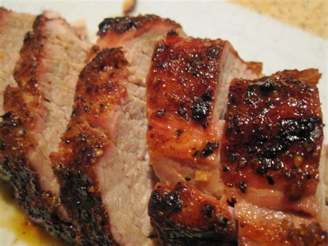 Pork Loin Roasted Mesquite Tropical Glaze - calories, carbs, nutrition