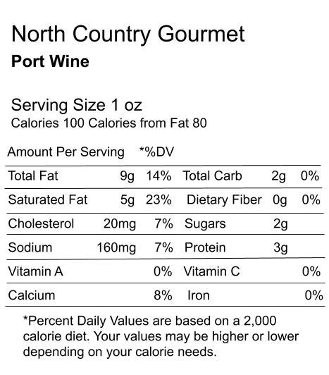 Port Wine Syrup - calories, carbs, nutrition