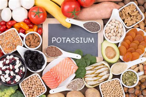 Potassium - calories, carbs, nutrition