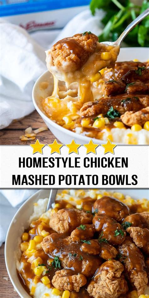 Potato Bowl Chicken Nugget Homestyle - calories, carbs, nutrition