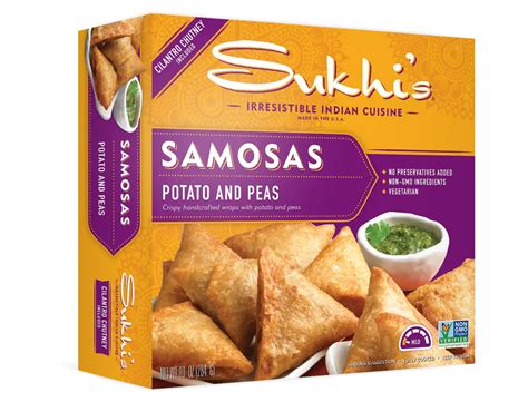 Potato Samosa with Cilantro Ginger Yogurt - calories, carbs, nutrition