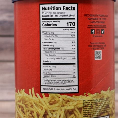 Potato Stix - calories, carbs, nutrition