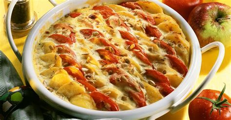 Potato & Tomato Casserole - calories, carbs, nutrition