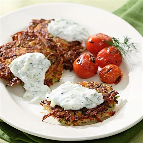 Potato Zucchini Latkes - calories, carbs, nutrition