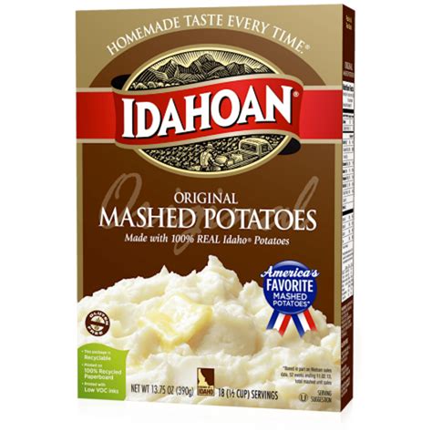 Potatoes Idaho Mashed Roasted GarlicMargarine & Whole Milk 5 oz - calories, carbs, nutrition