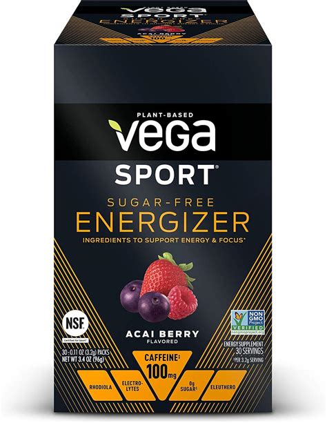 Pre-Workout Energizer Acai Berry - calories, carbs, nutrition