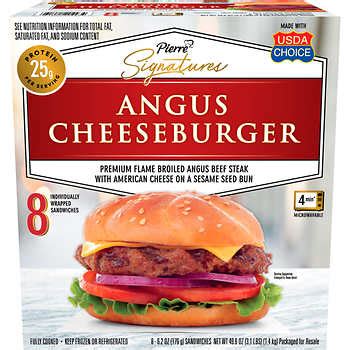 Premium Angus Cheesburger - calories, carbs, nutrition