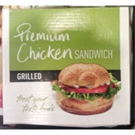 Premium Grilled Chicken Classic Sandwich: no Mayo - calories, carbs, nutrition