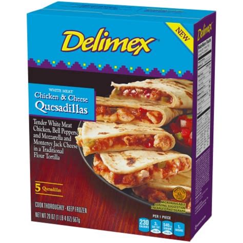 Premium White Meat Chicken & Cheese Quesadilla's - calories, carbs, nutrition