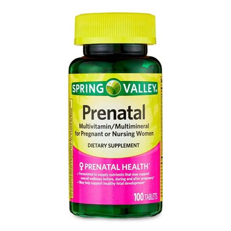 Prenatal - Multivitamin/Multimineral - calories, carbs, nutrition