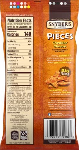 Pretzel Pieces - calories, carbs, nutrition