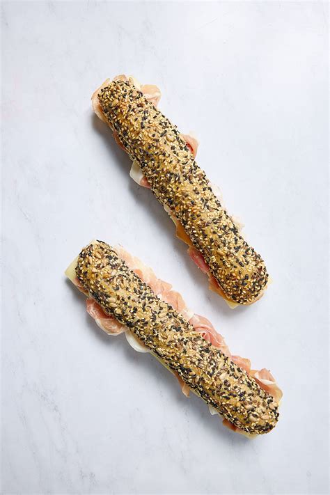 Prosciutto & Swiss Baguette - calories, carbs, nutrition