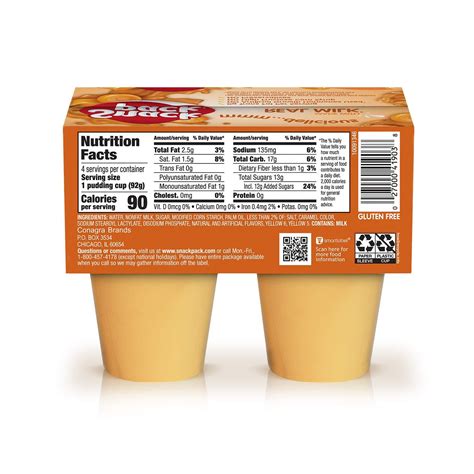 Protein Pack Small Cup - calories, carbs, nutrition