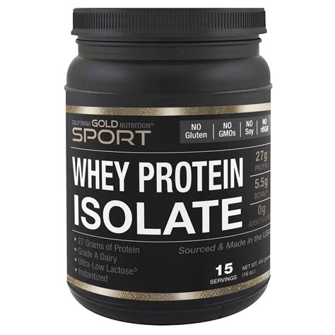 Protein Whey Isolate - calories, carbs, nutrition