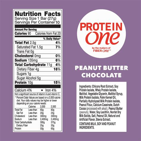 Protien Bar - calories, carbs, nutrition