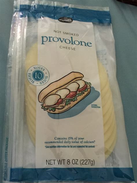 Provolone Cheese, 2 Half Circles - calories, carbs, nutrition