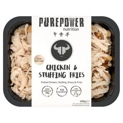 Pulled Chicken and Stuffing - calories, carbs, nutrition