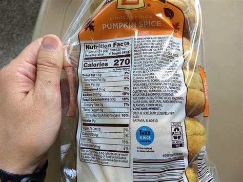 Pumpkin Bagels - calories, carbs, nutrition