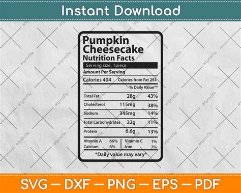 Pumpkin Cheesecake - calories, carbs, nutrition